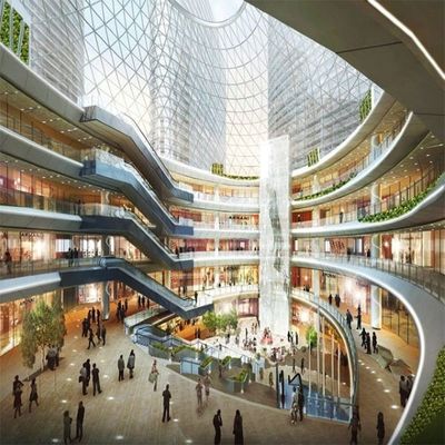 Полуфабрикат высокие здания подъема железного каркаса стальной структуры Q235B подъема высокие