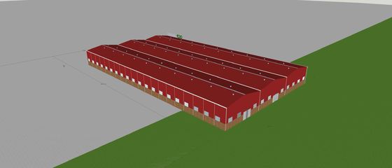 Здания мастерской удобрения склада стальной структуры стальные