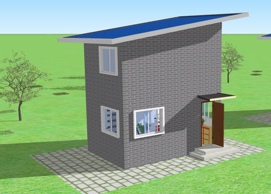 Дом железного каркаса Prefab дуплекса виллы стальной структуры облегченный гальванизировал
