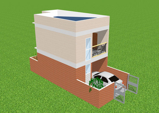 Гальванизированная квартира виллы дуплекса дома Prefab легковеса стальная