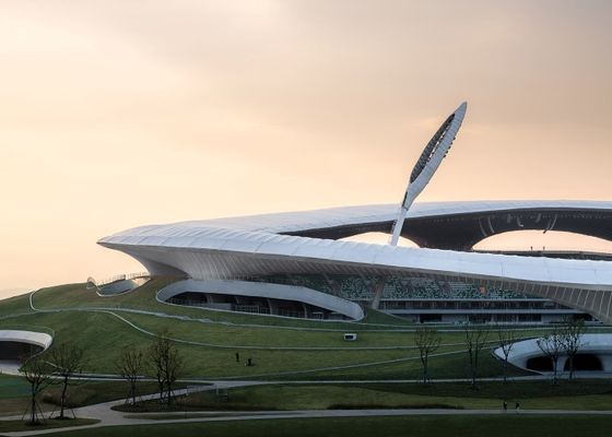 Подгонянный стальной спортзал зданий металла стадиона Q355 структуры Prefab