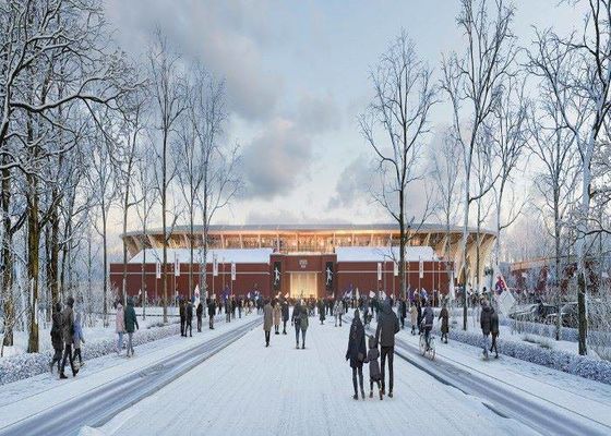 Светлые Prefab здания спортзала металла Pre проектировали стальной стадион