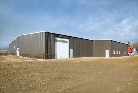 Светлое Prefab здание мастерской металла стальной структуры склада Windproof