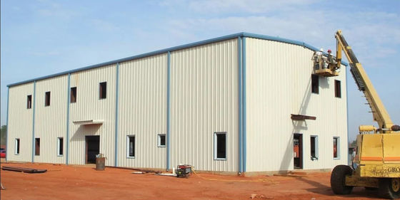 Светлое Prefab здание мастерской металла стальной структуры склада Windproof