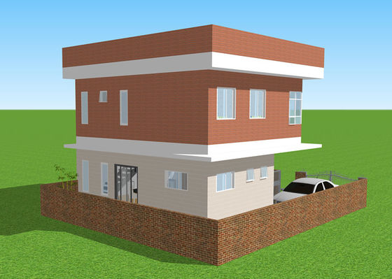 Дом виллы стальной структуры ODM облегченный Windproof полуфабрикат светлый стальной