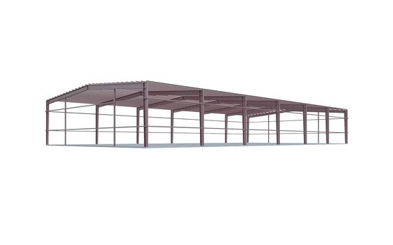Ржавчина Prefab промышленного склада стальной структуры Windproof анти-