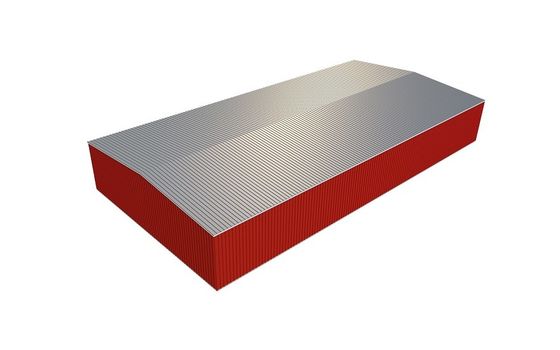 Ржавчина Prefab промышленного склада стальной структуры Windproof анти-