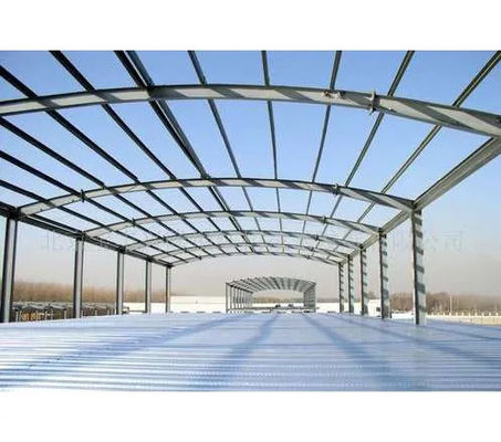 Нестандартная конструкция Prefab стального склада рамки металла облегченная Windproof