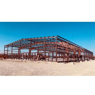 Широкая пядь h испускает лучи Prefab склада стальной структуры придает огнестойкость с панелью сэндвича