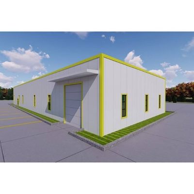 Широкая пядь h испускает лучи Prefab склада стальной структуры придает огнестойкость с панелью сэндвича