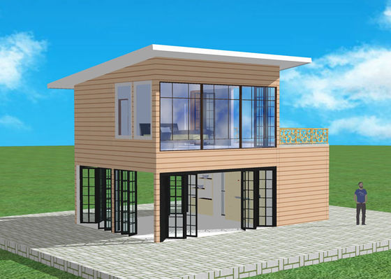 Структура Q355B Q235B стальная расквартировывая Windproof облегченную виллу железного каркаса