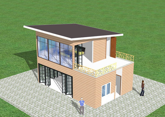 Квартира Prefab облегченной виллы света стальной структуры Q235 стальной двухшпиндельная