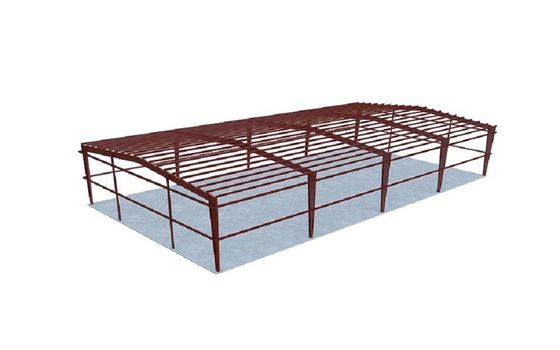 Облегченное Prefab здание склада стальной структуры подгоняло