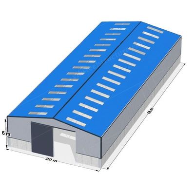 Prefab материал решетки Q355B склада стальной структуры мастерской
