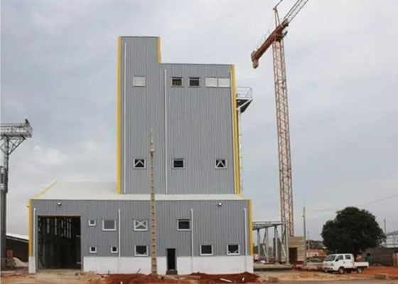Гальванизированный Prefab промышленный GB железного каркаса мастерской стальной структуры