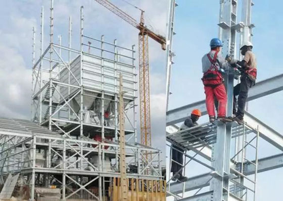 Гальванизированный Prefab промышленный GB железного каркаса мастерской стальной структуры