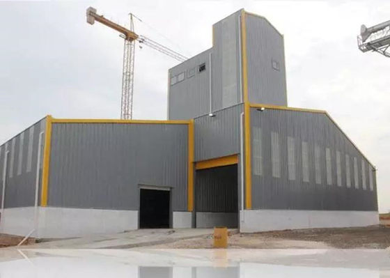Гальванизированный Prefab промышленный GB железного каркаса мастерской стальной структуры