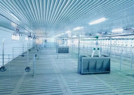 Windproof железный каркас ISO9001 дома свиньи стальной структуры портальный полуфабрикат