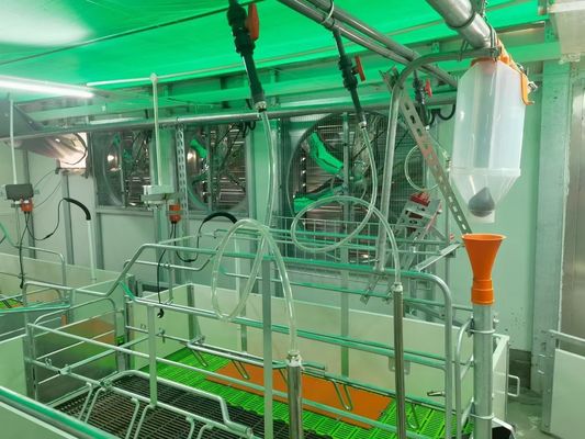 Windproof железный каркас ISO9001 дома свиньи стальной структуры портальный полуфабрикат