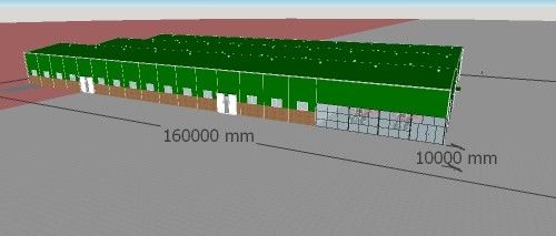 Светлая мастерская Warehoues магазина обслуживания стальной структуры подгоняла