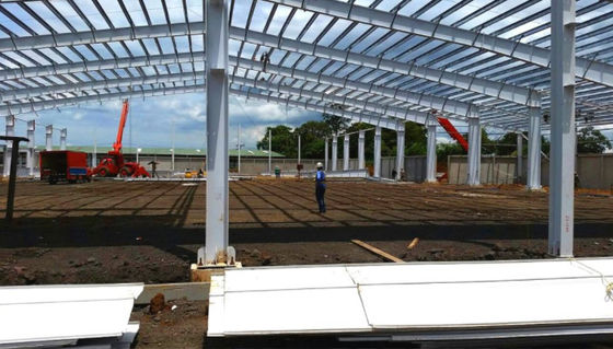 Prefab портальный стандарт GB склада стальной структуры рамки строя