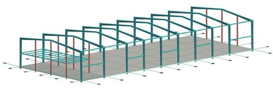 Подгонянный склад алюминиевых/PVC Windows стальной структуры с Purlin раздела C/Z