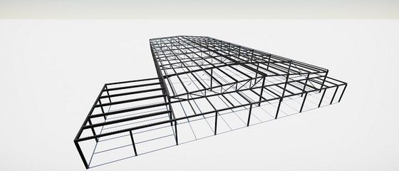Опционный склад стальной структуры подъема с Purlin C/Z-Section стальным