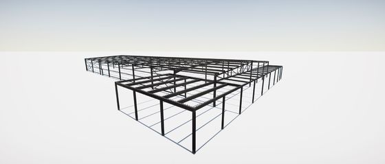 Опционный склад стальной структуры подъема с Purlin C/Z-Section стальным