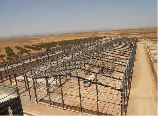 Мастерская стальной структуры промышленного завода железного каркаса Prefab