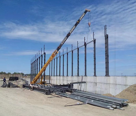 Мастерская стальной структуры промышленного завода железного каркаса Prefab
