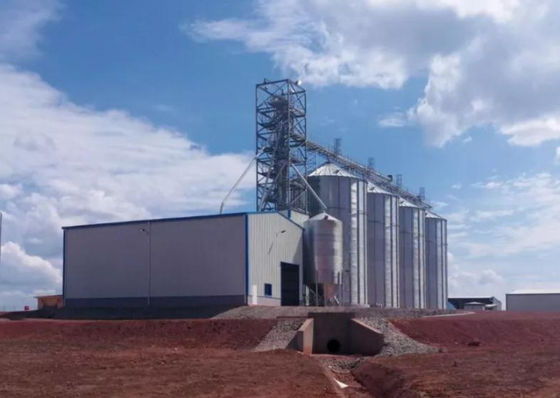 Конструкция склада платформы стальной структуры Q355B Q235B Prefab стальная