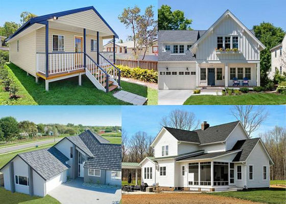 Облегченный жилой дом Prefab ISO9001 стальной структуры Q355