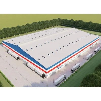Мастерская железного каркаса строя структурную конструкцию склада