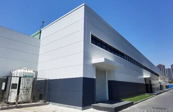 Подгонянная конструкция стальной портальной рамки Q355B/Q235B полуфабрикат стальная