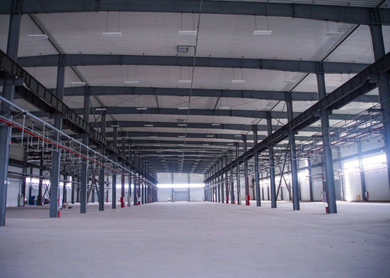 Здание железного каркаса Prefab склада структуры конструкции промышленное