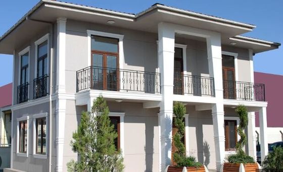 Вилла прочного облегченного дома конструкции железного каркаса стального Prefab полуфабрикат