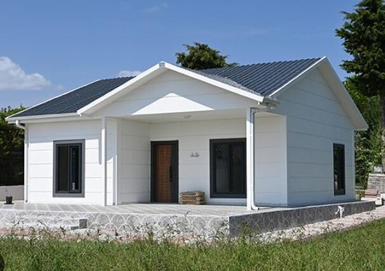 Вилла прочного облегченного дома конструкции железного каркаса стального Prefab полуфабрикат