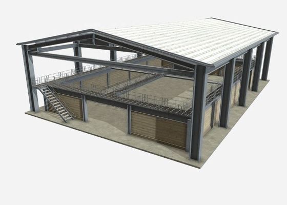 Промышленный сборник с металлической конструкцией с H-секцией