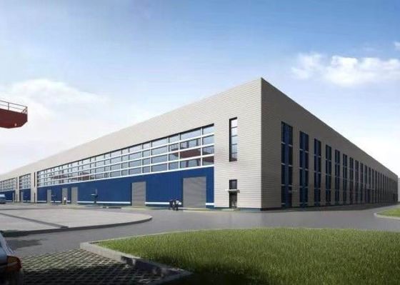 Промышленное строительство стальных конструкций с готовой конструкцией