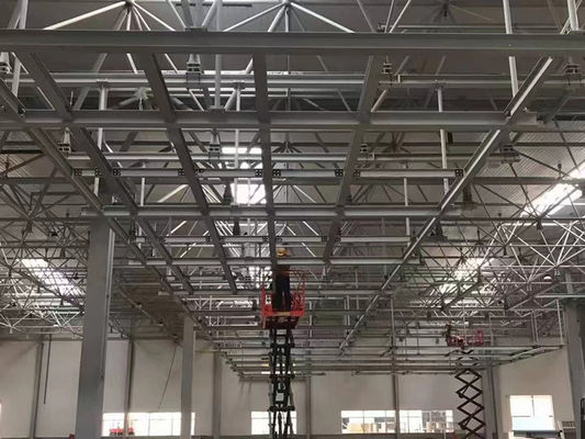 Предварительно изготовленное стальное здание Стальная конструкция завод с индивидуальным дизайном