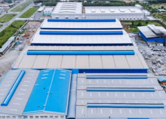 Q355 сварило покрашенную конструкцию мастерской стальной структуры раздела h