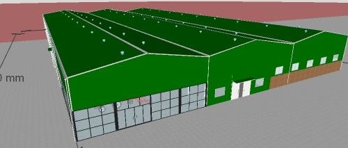 Легкая стальная конструкция Хранилище на заказ Для сельскохозяйственного применения