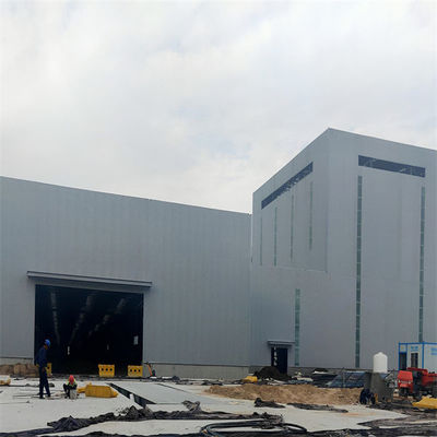 Q355 сварило покрашенную конструкцию мастерской стальной структуры раздела h