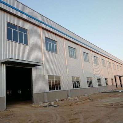 Большое металлическое здание промышленная стальная конструкция складский дизайн