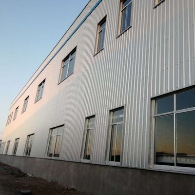 Большое металлическое здание промышленная стальная конструкция складский дизайн