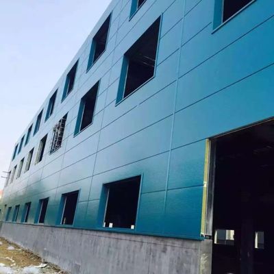 100*200 Быстроустанавливаемый стальной склад Мастерская Стальная конструкция