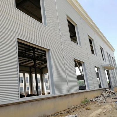 Современный дизайн Легкого металлического здания Префабрикованные стальные конструкции мастерская