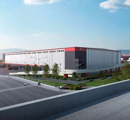 Q355/ Q235 Мастерская по стальной конструкции с обслуживанием обработки декоулинга