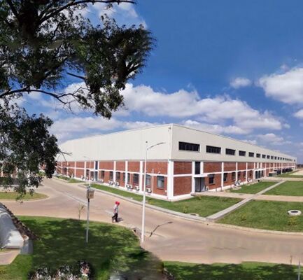 Q355/ Q235 Мастерская по стальной конструкции с обслуживанием обработки декоулинга