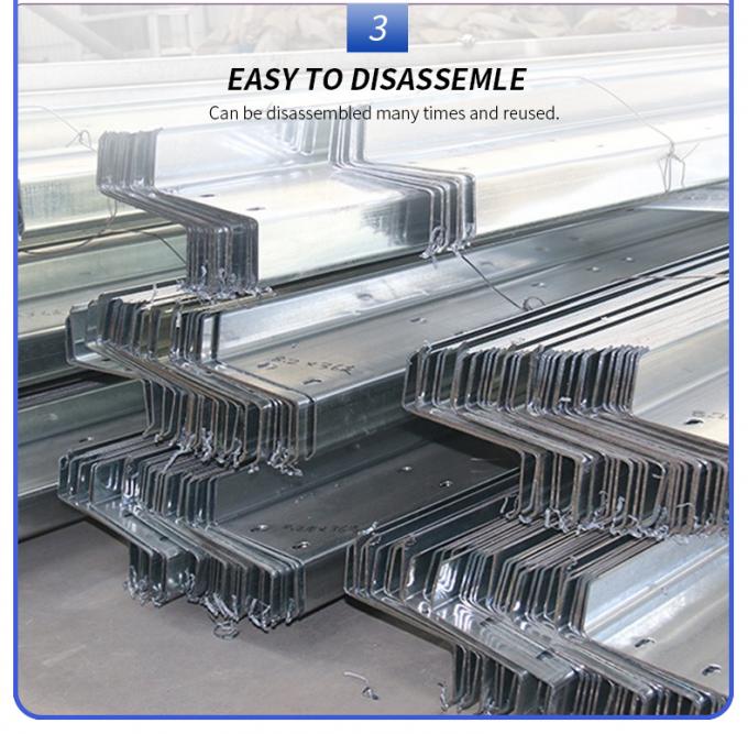 Погружение изготовления здания склада стальной структуры решетки горячее гальванизировало 2